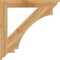 Ekena Millwork Imperial Traditional Rough Sawn Bracket, Western Red Cedar, 4"W x 34"D x 34"H BKT04X34X34IMP01RWR - alternate 3